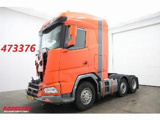 krockskadad bil vrachtwagen DAF XG 530 FTG 6X2 Euro 6 ACC BY 2023 34.309 km! 2023/8