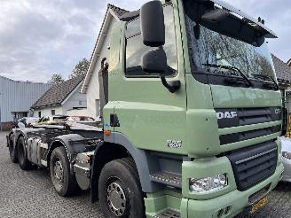 DAF CF 85 85-410  8x2 Dubbellucht Sleepas met 30 Tons VDL Containerafzetsysteem picture 4