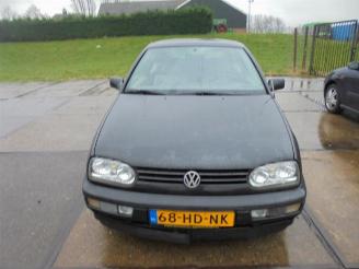 krockskadad bil auto Volkswagen Golf Golf III Cabrio (1E), Cabrio, 1993 / 1998 1.8,Avantgarde 1994/8